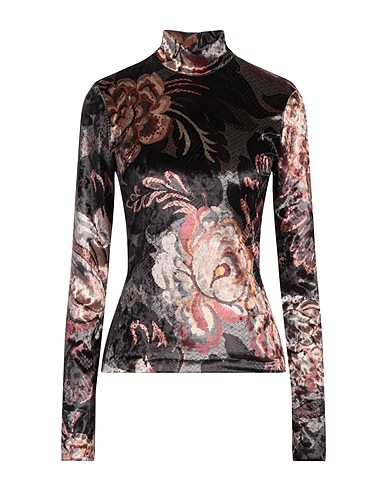 ETRO Top Charcoal 92% Polyester, 8% Elastane