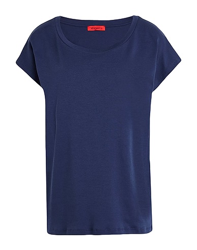 MAX&Co. T-shirt MALDIVE1
 Blu navy 100% Cotone