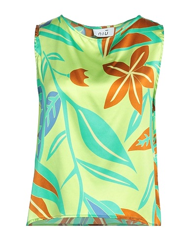 NIŪ Top Lime green 92% Silk, 8% Elastane