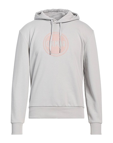COLMAR Hooded track jacket  Light grey 66% Cotton, 34% Polyester