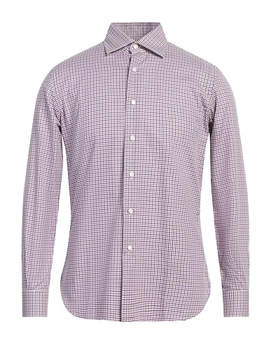INGRAM Patterned shirt Purple 100% Cotton