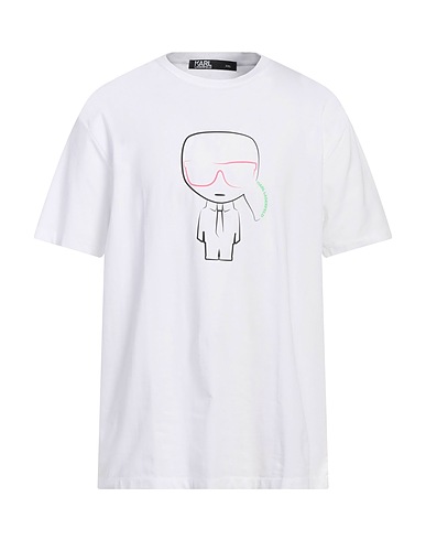 KARL LAGERFELD T-shirt White 95% Cotton, 5% Elastane