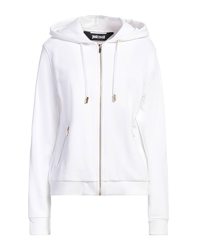JUST CAVALLI Felpa Bianco 100% Cotone, Elastan