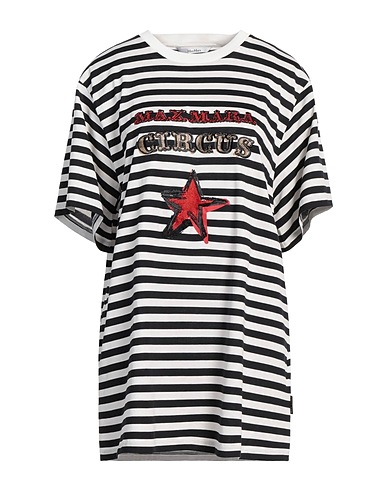 MAX MARA T-shirt Μαύρο 100% Βαμβάκι