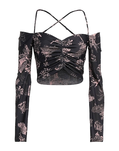 ANIYE BY Top Nero 82% Poliestere, 18% Elastan