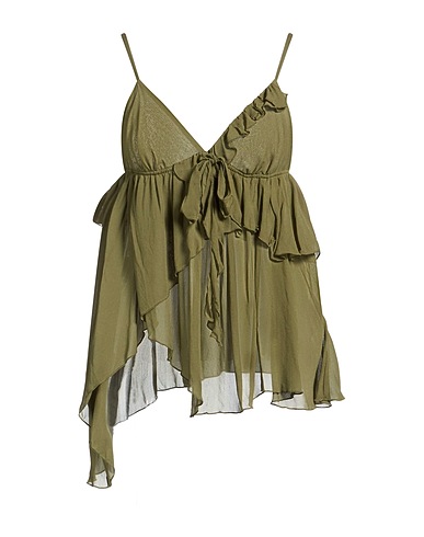 ANIYE BY Top Militärgrün 100% Viskose