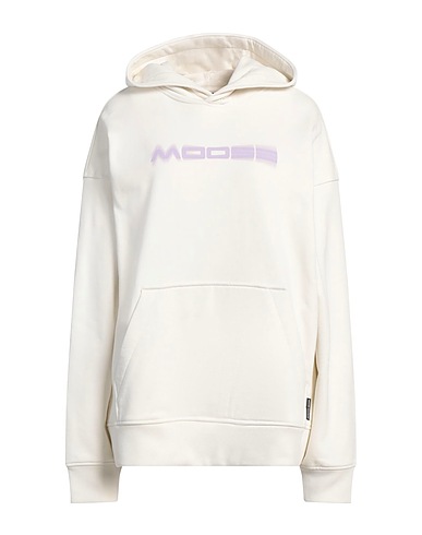 MOOSE KNUCKLES Felpa Bianco 100% Cotone