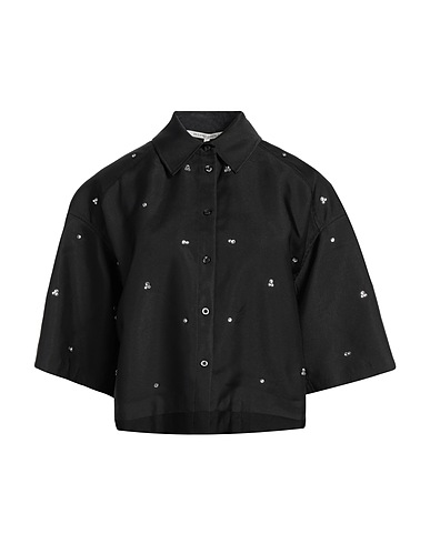 SECOND FEMALE Camicie Nero 100% Poliestere