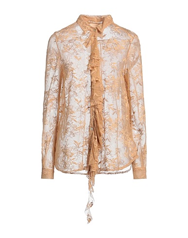 ANIYE BY Solid colour shirts & blouses Sand 90% Polyamide, 10% Elastane