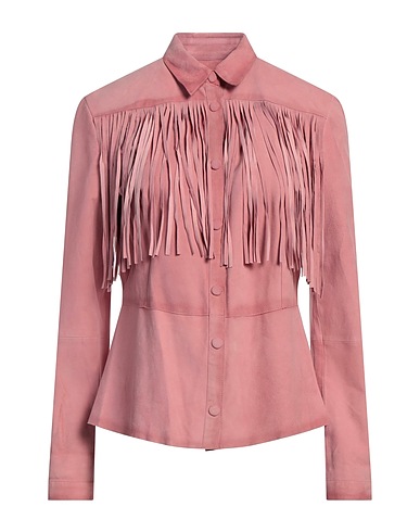 BULLY Solid color shirts & blouses Pink Leather