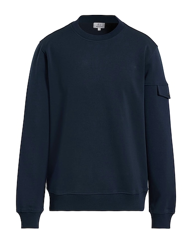 WOOLRICH Sweatshirt Nachtblau 64% Baumwolle, 32% Polyester, 4% Elastan