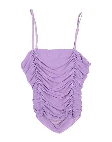 PATRIZIA PEPE Top Lilac 92% Polyamide, 8% Elastane