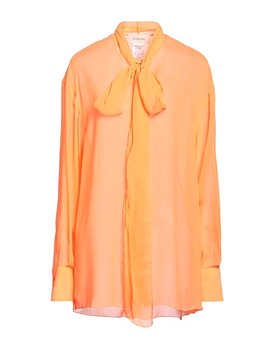 SPORTMAX Solid colour shirts & blouses Orange 100% Polyester