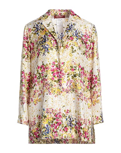 MAX MARA STUDIO Floral shirts & blouses White 100% Silk