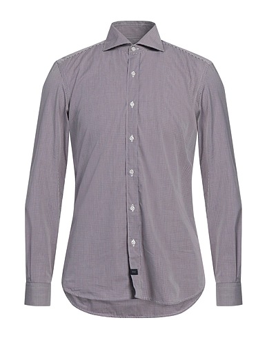 FAY Checked shirt Blue 100% Cotton