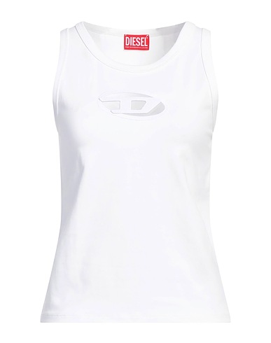 DIESEL Tank top T-LYNYS-OD White 93% Cotton, 7% Elastane