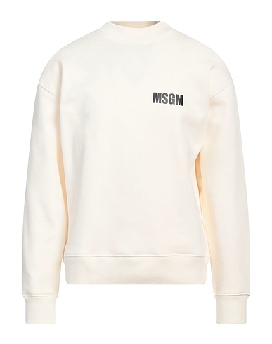 MSGM Sudadera Hueso 100% Algodón