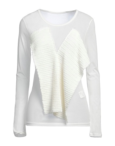 Y'S YOHJI YAMAMOTO Top Weiß 100% Baumwolle, Polyester