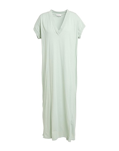 CROSSLEY Vestito midi Verde chiaro 100% Cotone