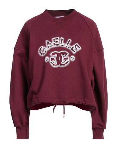 GAëLLE Paris Sweatshirt Burgundy 90% Cotton, 10% Polyester, Elastane