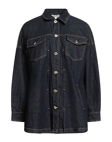 CROSSLEY Denim shirt Blue 99% Cotton, 1% Elastane