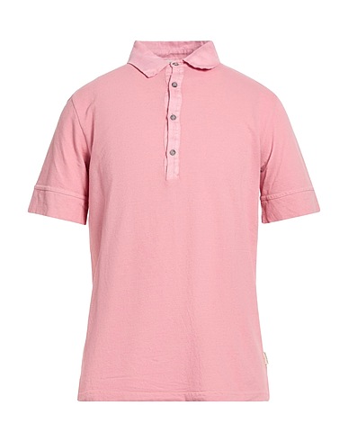 CROSSLEY Polo shirt Antique rose 70% Cotton, 30% Linen