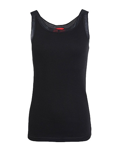 MAX&Co. Vest MOLFETTA
 Black 100% Cotton