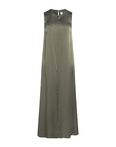 1-ONE Top Verde militare 75% Acetato, 25% Seta