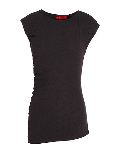MAX&Co. T-shirt SFOGLIA
 Black 95% Cotton, 5% Elastane