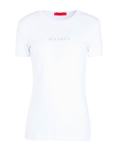 MAX&Co. T-shirt LOGOTEE
 Bianco 100% Cotone