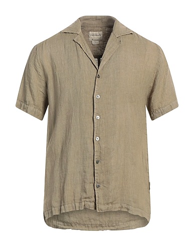 CROSSLEY Linen shirt Military green 100% Linen