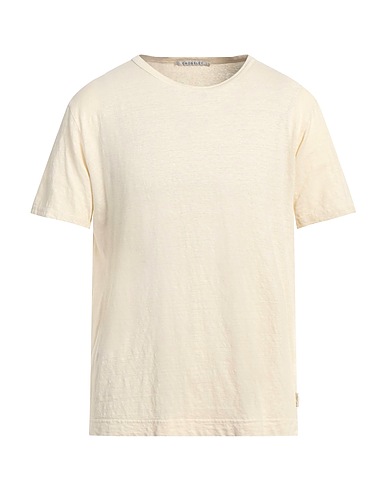 CROSSLEY T-shirt Panna 96% Lino, 4% Elastan