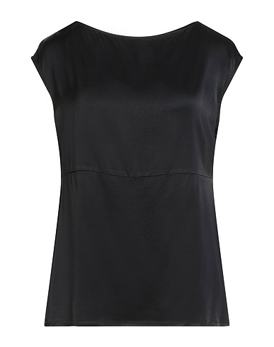 ALESSIA SANTI Top Nero 97% Viscosa, 3% Elastan