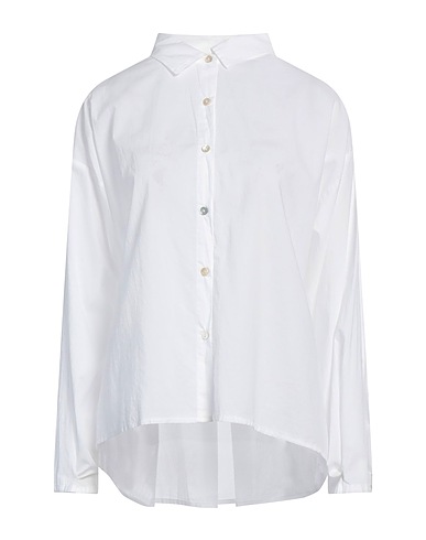 CROSSLEY Solid color shirts & blouses White 100% Cotton