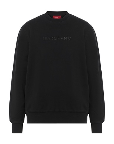 LIU •JO MAN Sweatshirt Black 100% Cotton