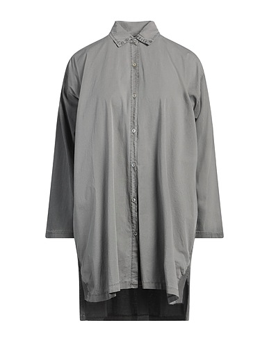 CROSSLEY Solid colour shirts & blouses Lead 99% Cotton, 1% Elastane