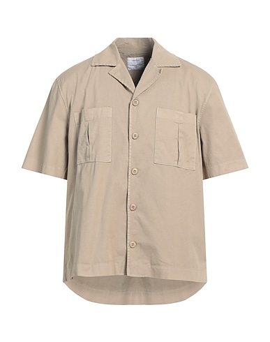 CROSSLEY Solid colour shirt 97% Cotton, 3% Elastane