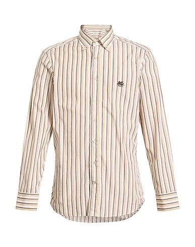 ETRO Striped shirt Yellow 100% Cotton