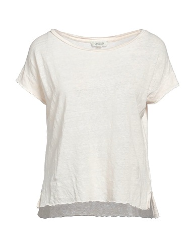 CROSSLEY T-shirt Beige 100% Linen
