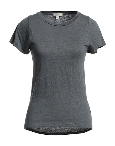 CROSSLEY Basic T-Shirt Lead 96% Linen, 4% Elastane