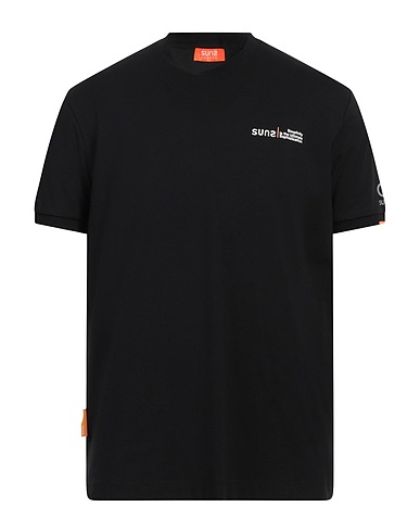 SUNS BOARDS T-Shirt Schwarz 96% Baumwolle, 4% Elastan