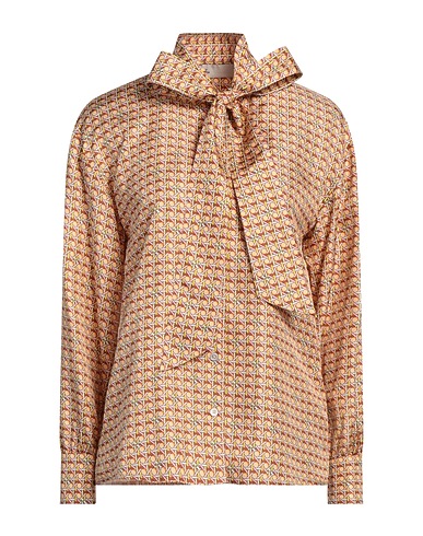 TORY BURCH Patterned shirts & blouses Sand 100% Silk