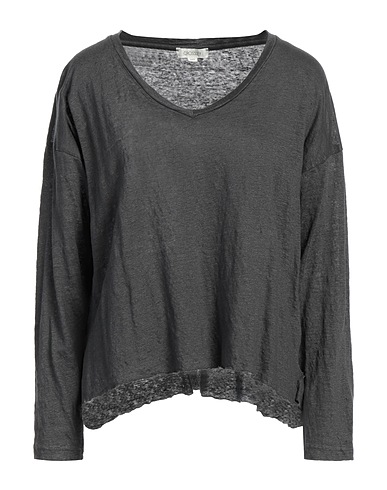 CROSSLEY T-shirt Charcoal 100% Linen