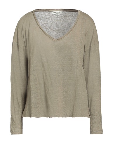 CROSSLEY T-shirt Khaki 100% Linen
