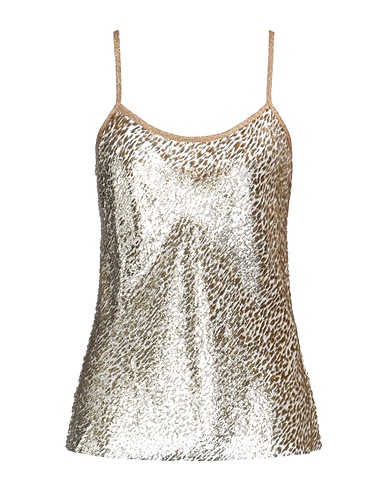 JUCCA Camisole Gold 72% Polyester, 28% Silk