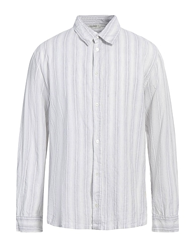 CROSSLEY Linen shirt Light grey 48% Linen, 26% Organic cotton, 26% Recycled cotton