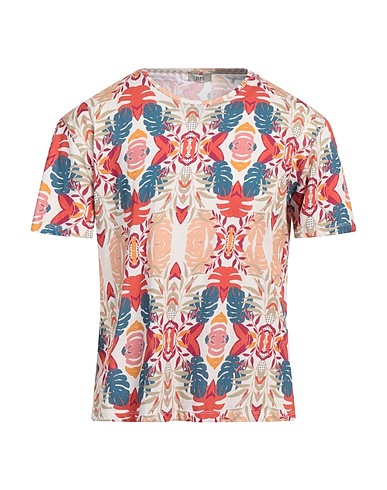 ROBERTO P  Luxury T-Shirt Beige 100% Baumwolle