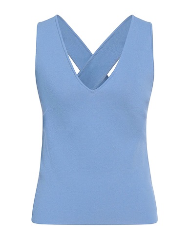 P.A.R.O.S.H. Top Light blue 68% Viscose, 32% Polyamide