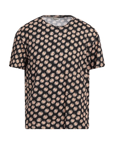 ROBERTO P  Luxury T-shirt Nero 100% Cotone