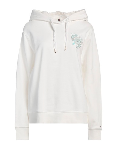 TOMMY HILFIGER Hooded sweatshirt White 100% Cotton
